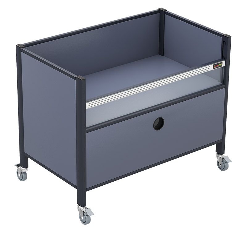 KARMET TSD11-0700X1200	TEŞHİR SEPETİ SPOT TEKERLEKLİ 70X120 CM